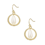 Sea Breeze Pearl Mini Drop Earrings - Lizzy G's Fine Gifts
