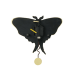 Selene Moth Wall Clock - Lizzy G's Fine Gifts