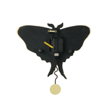 Selene Moth Wall Clock - Lizzy G's Fine Gifts