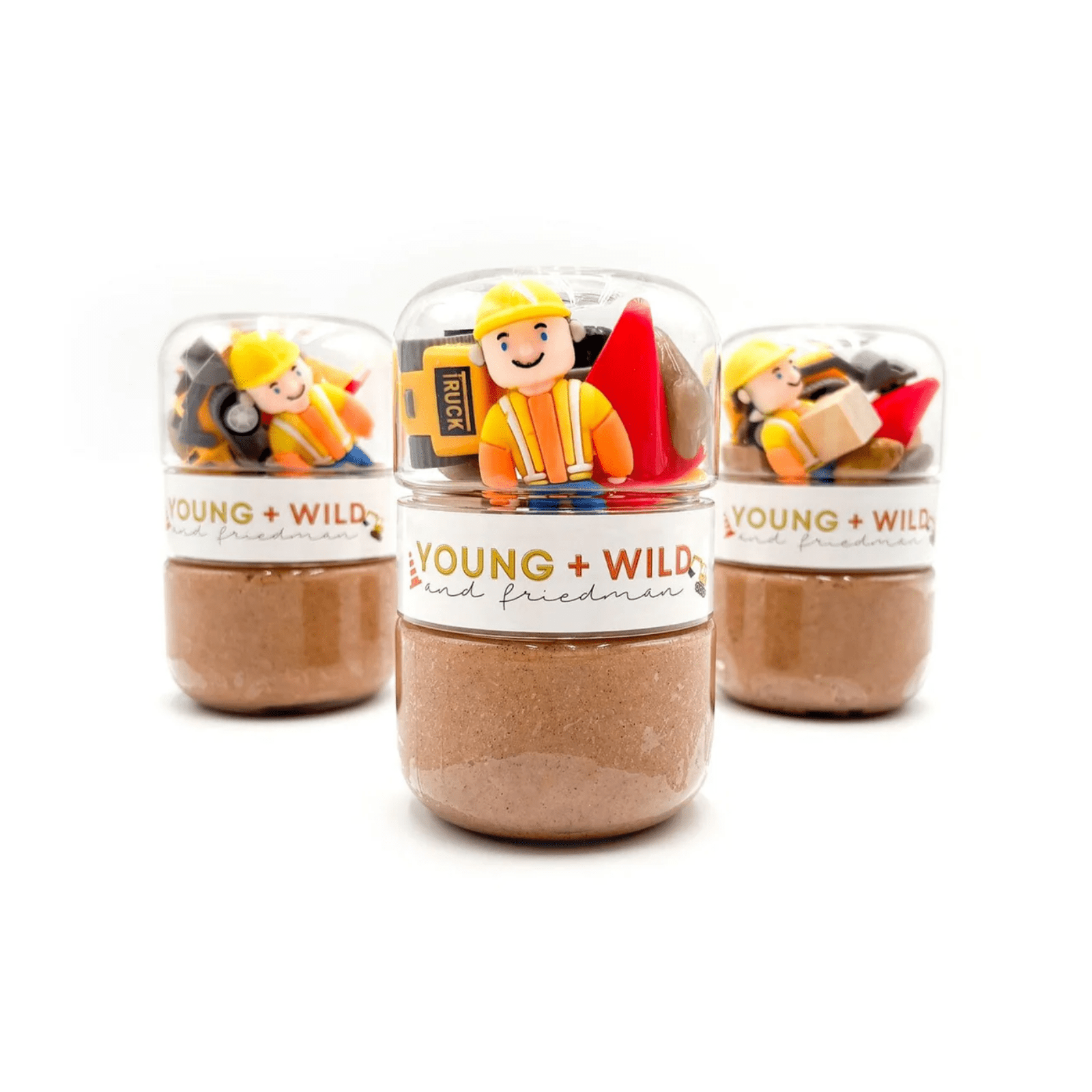 Sensory Dough Jar - Construction - Lizzy G's Fine Gifts