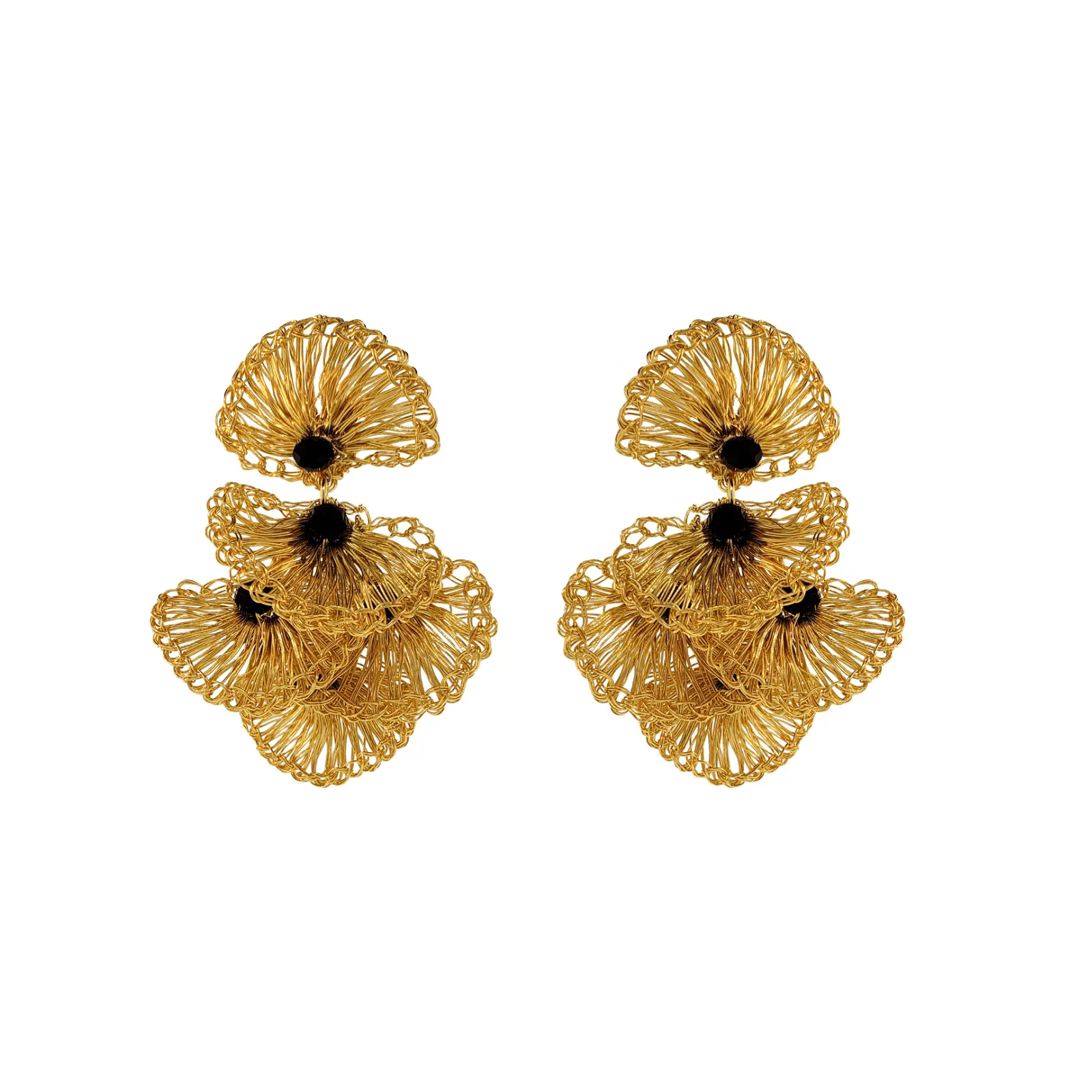 Shells Mini Crochet Earrings - Lizzy G's Fine Gifts