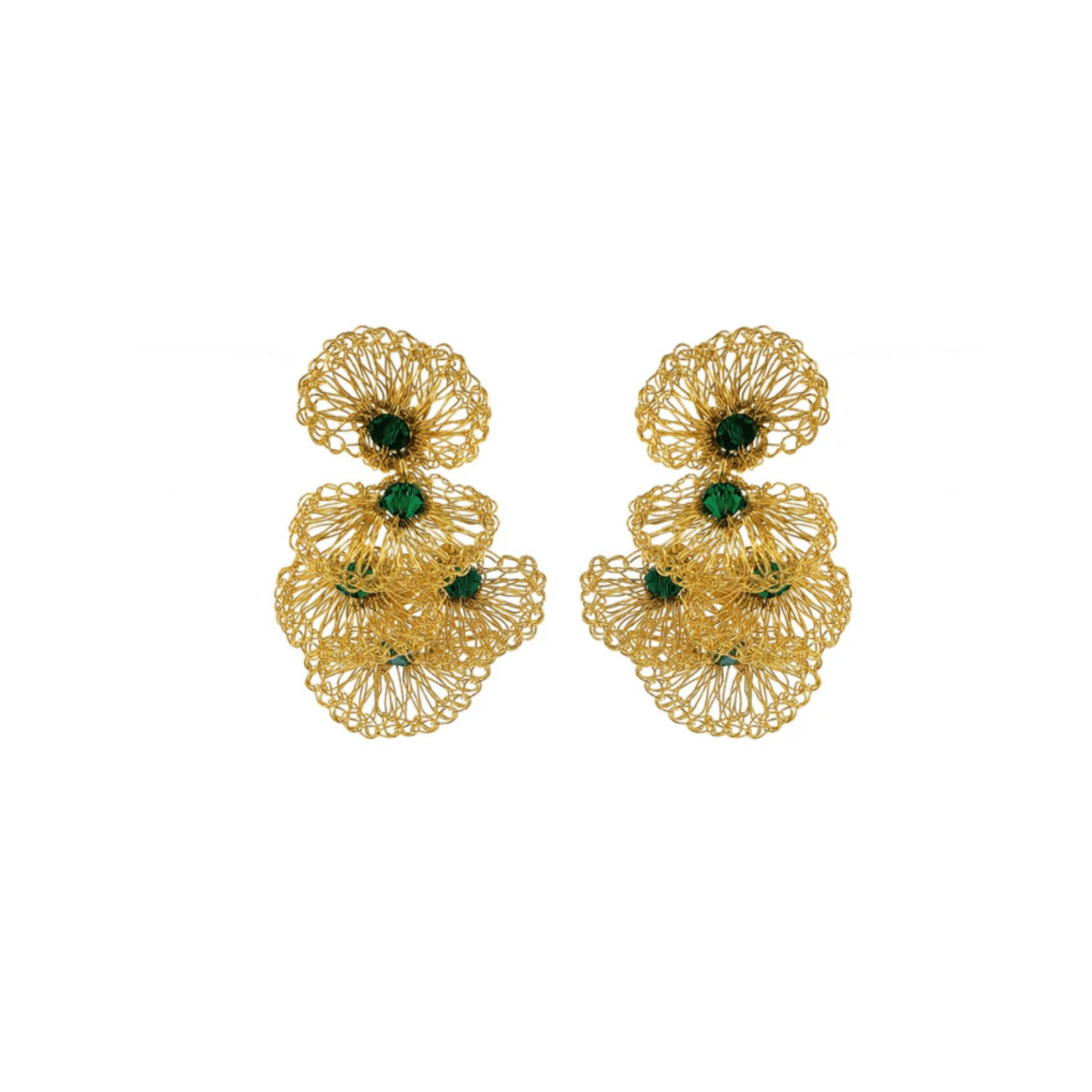 Shells Mini Crochet Earrings - Lizzy G's Fine Gifts