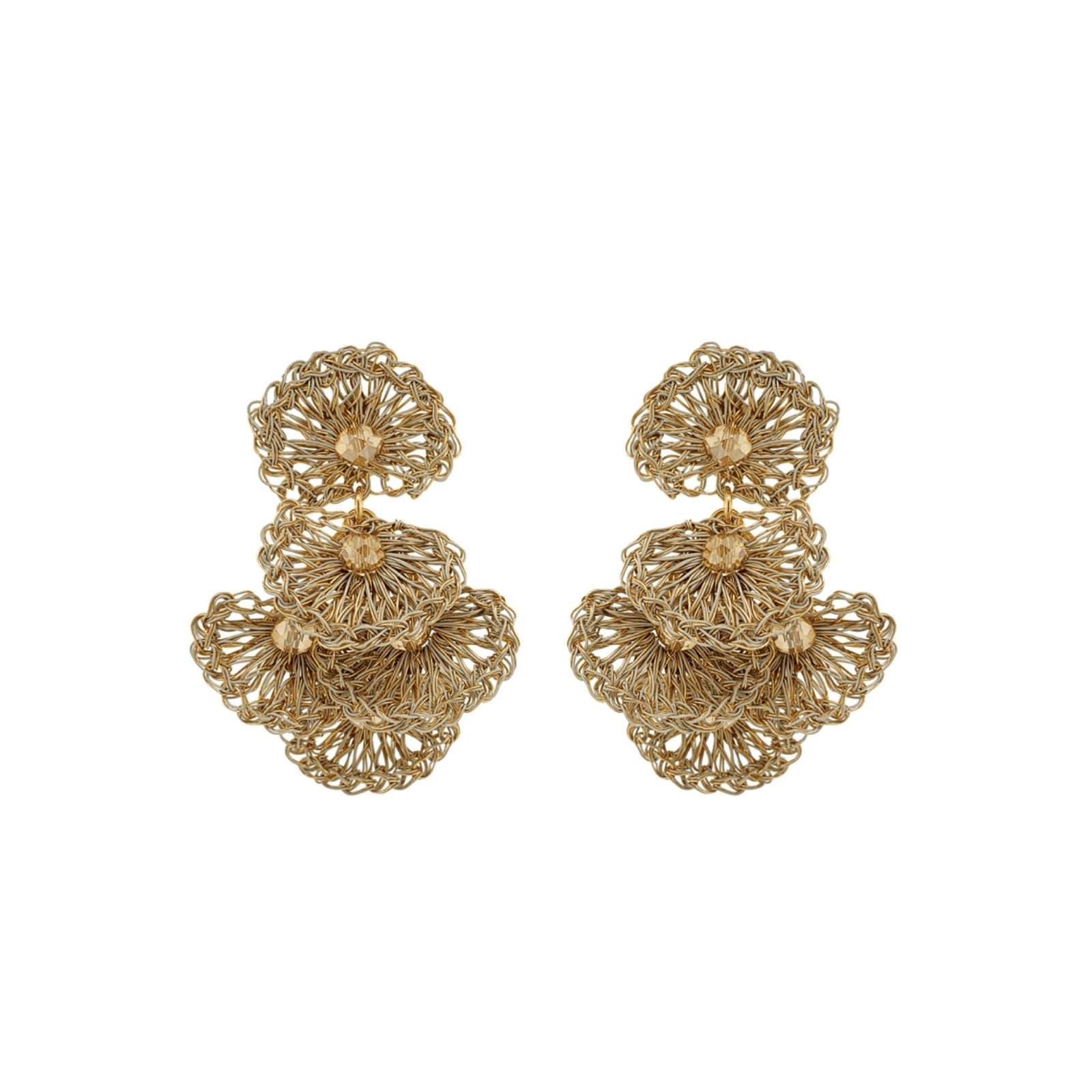 Shells Mini Crochet Earrings - Lizzy G's Fine Gifts