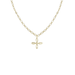 She's Classic Cross Drop Necklace - Lizzy G's Fine Gifts