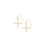She's Classic Mini Cross Earrings - Lizzy G's Fine Gifts