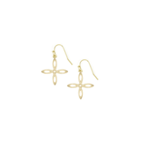 She's Classic Mini Cross Earrings - Lizzy G's Fine Gifts