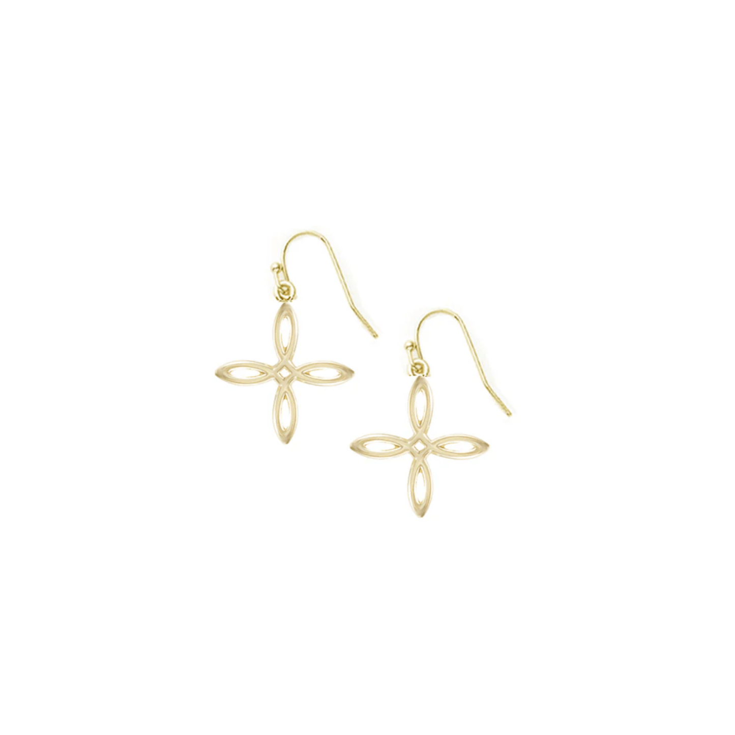 She's Classic Mini Cross Earrings - Lizzy G's Fine Gifts