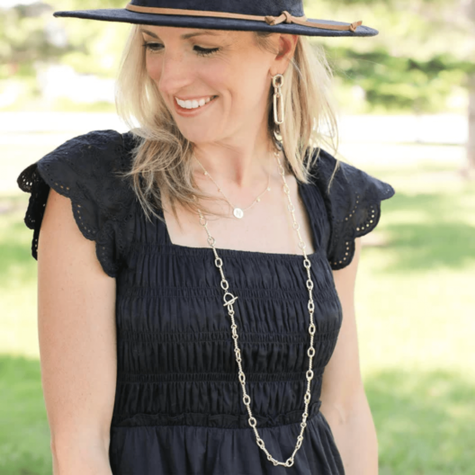 She's Spicy Chain Link Necklace - Lizzy G's Fine Gifts