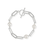 She’s Spicy Pearl Chain Link Bracelet - Lizzy G's Fine Gifts