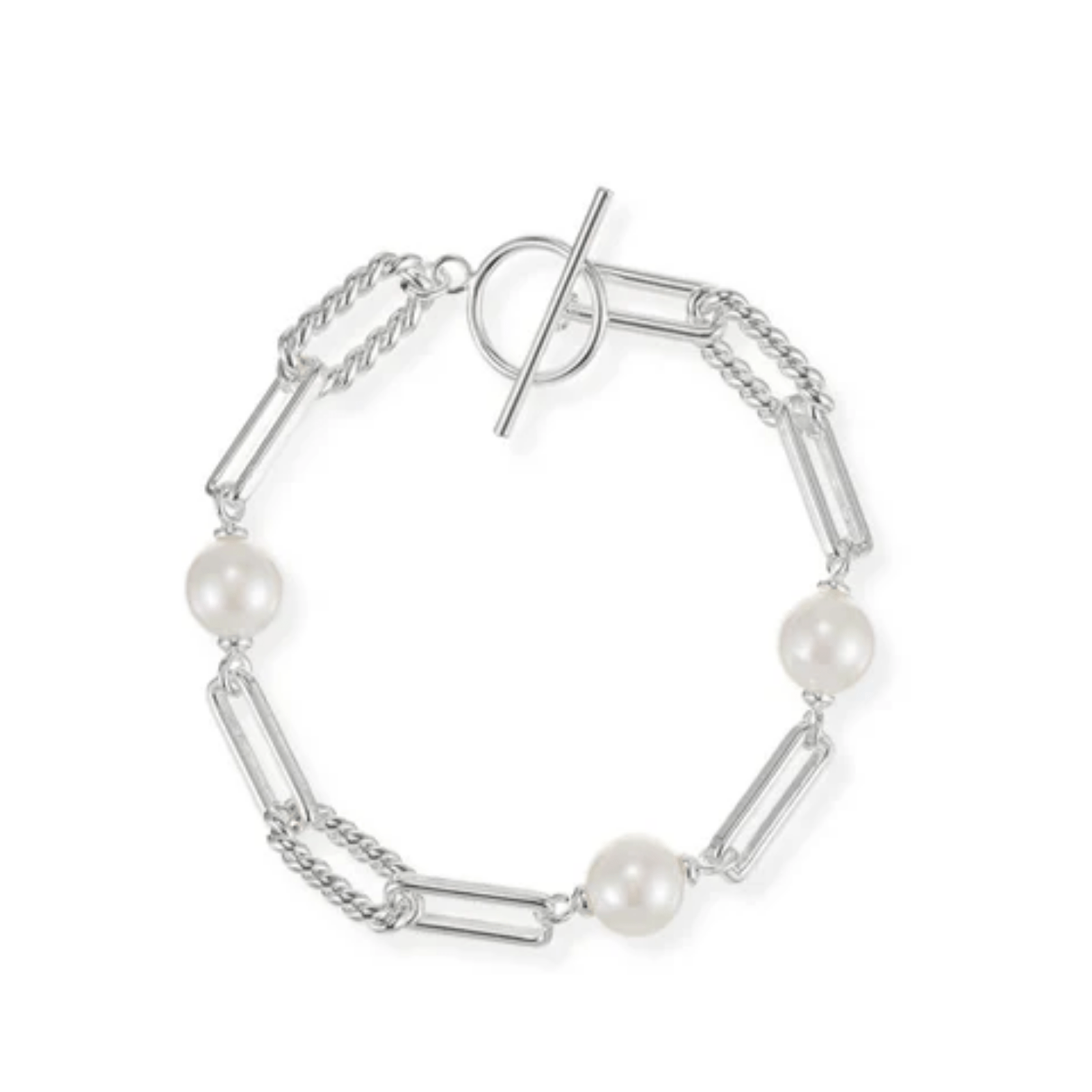 She’s Spicy Pearl Chain Link Bracelet - Lizzy G's Fine Gifts