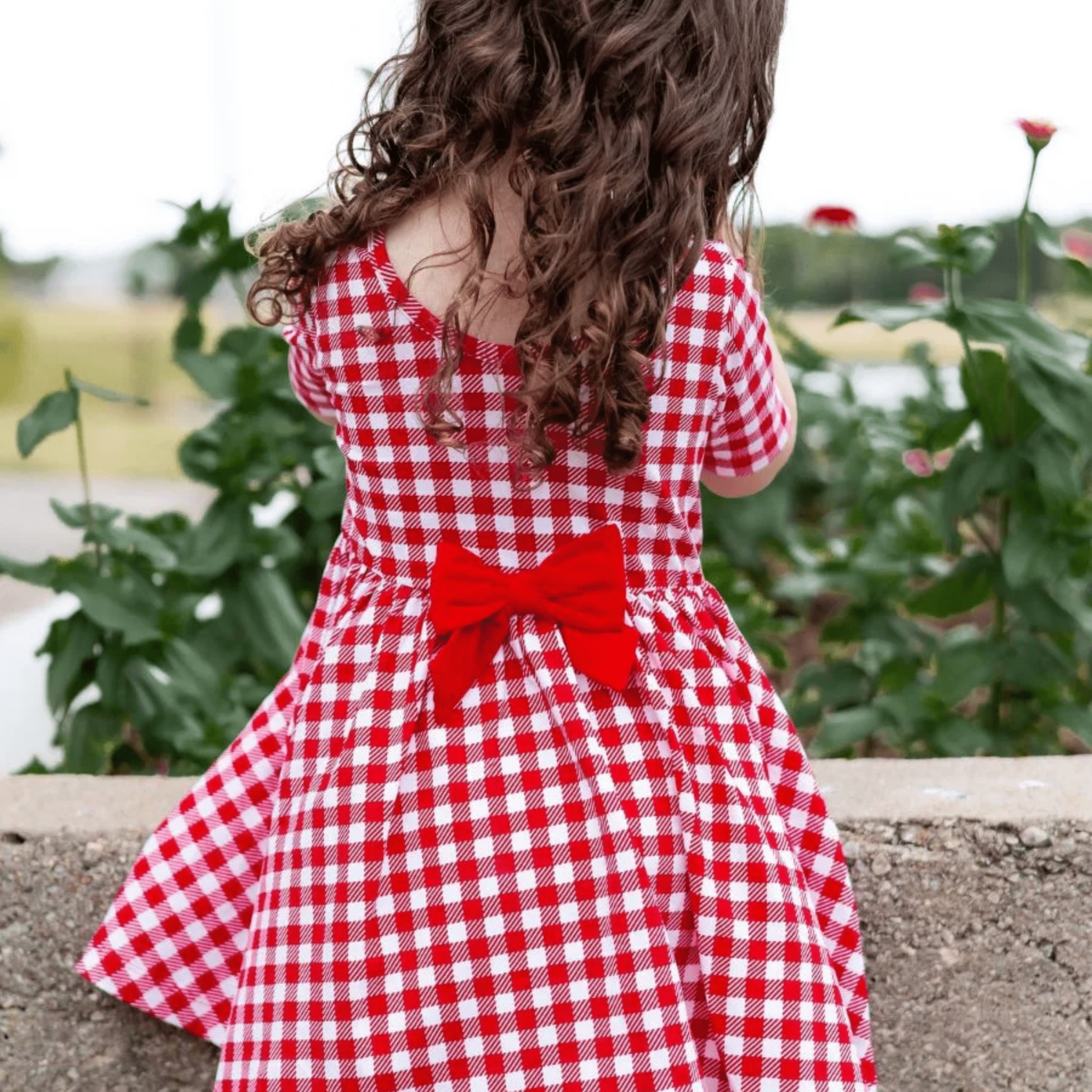 Short Sleeve Twirl Dress - Lizzy G's Fine Gifts