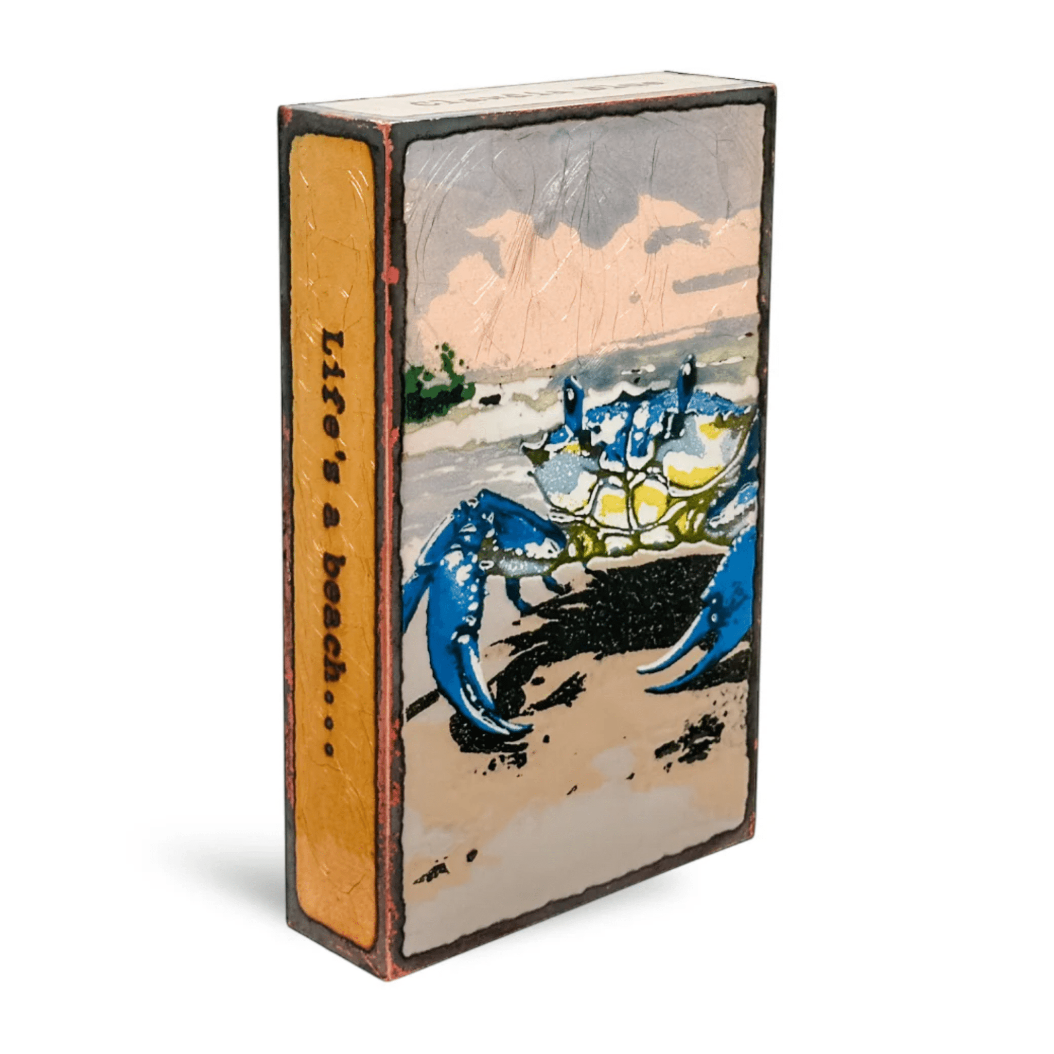 Sidestep - 295 - Copper Art Block - Lizzy G's Fine Gifts