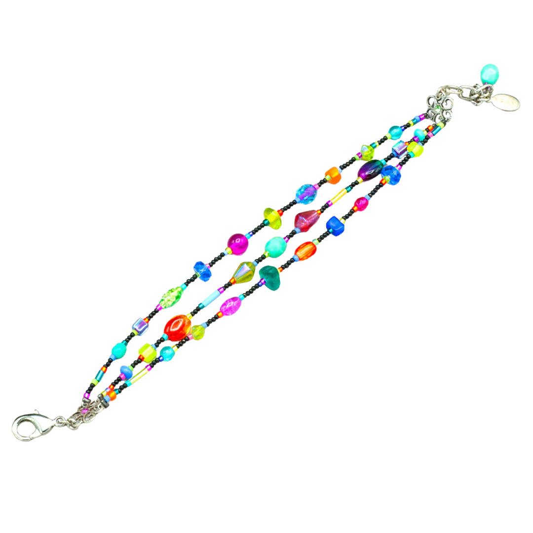 Silk Thread Bracelet - Multicolor - Lizzy G's Fine Gifts