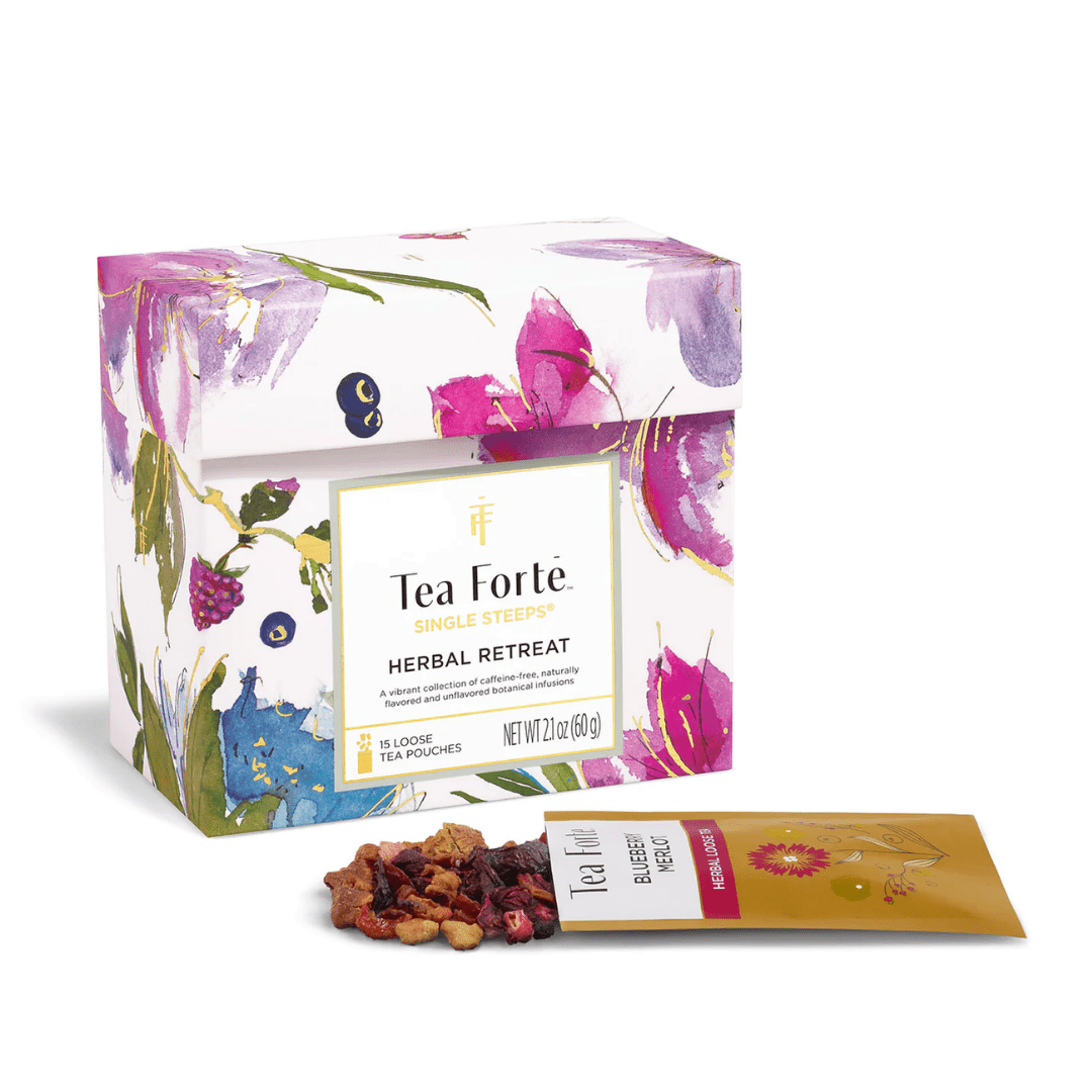 Single Steeps Loose Tea Sampler - Herbal Retreat - Lizzy G's Fine Gifts