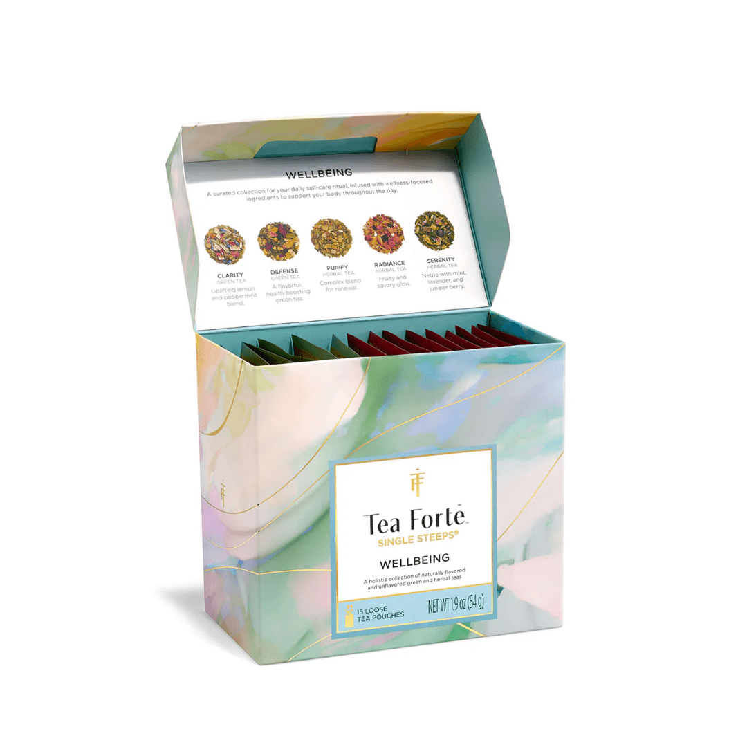 Single Steeps Loose Tea Sampler - Wellbeing - Lizzy G's Fine Gifts