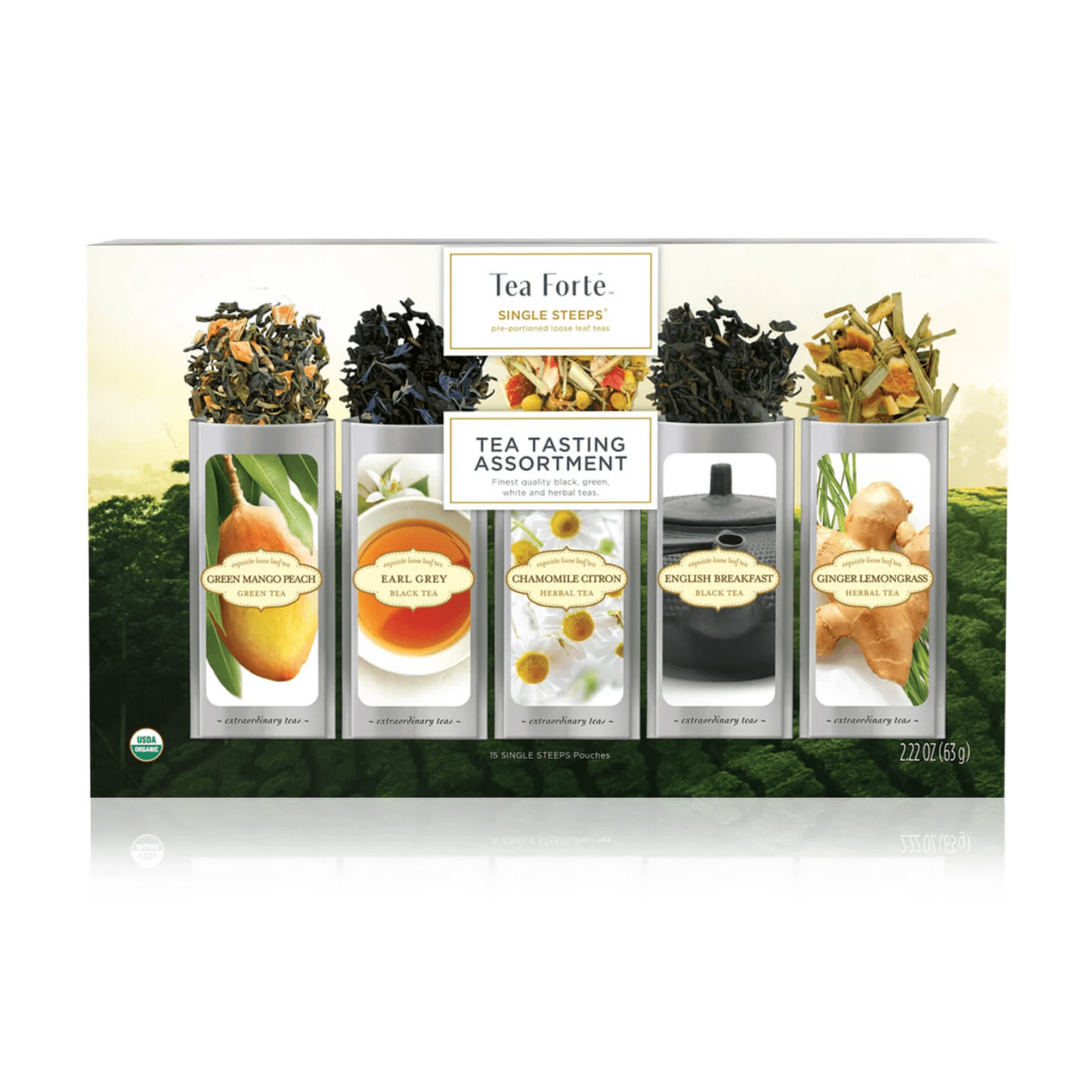 Single Steeps Loose Tea - Tea Tasting Assortment - Lizzy G's Fine Gifts