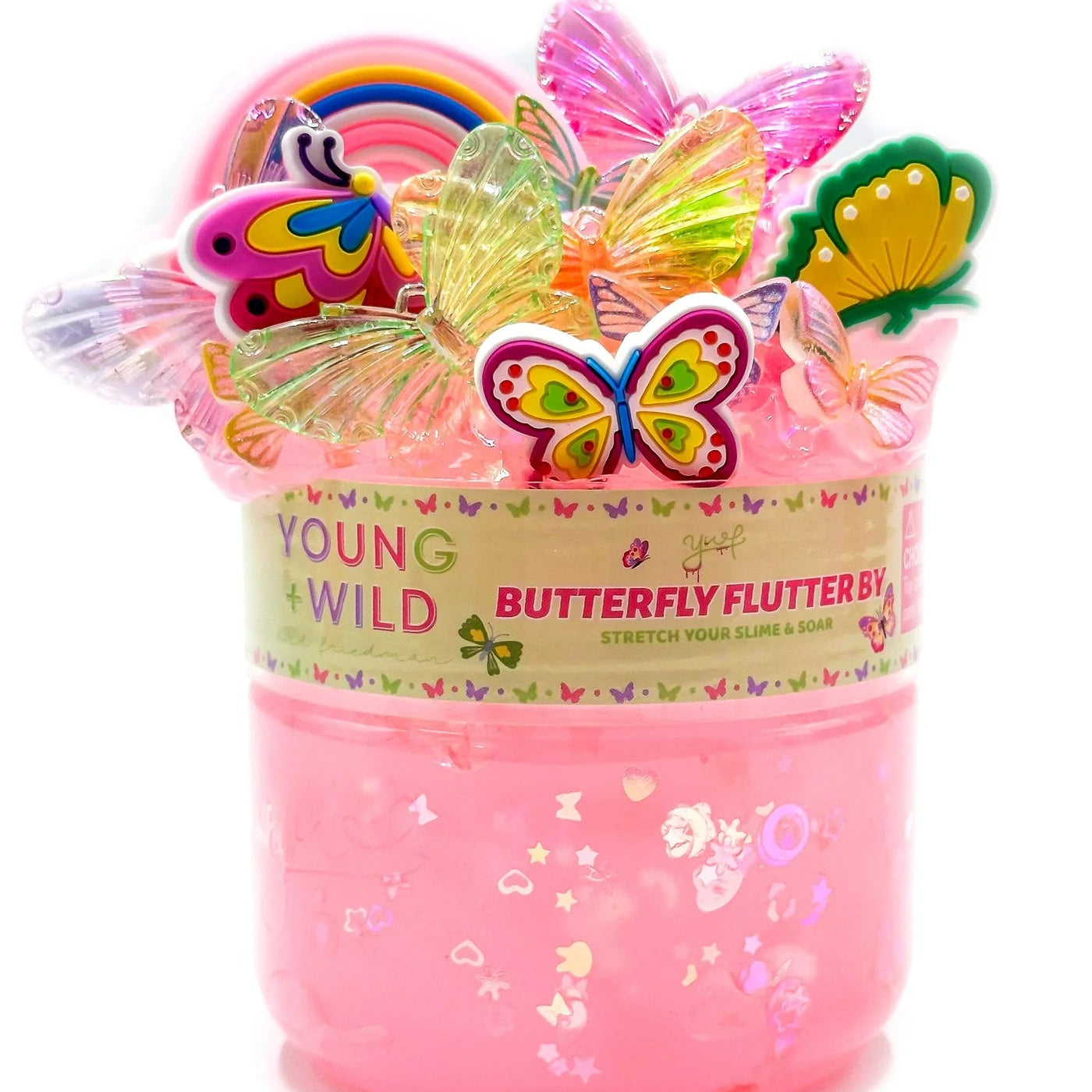 Slime Jar - Butterfly Flutter By - Lizzy G's Fine Gifts