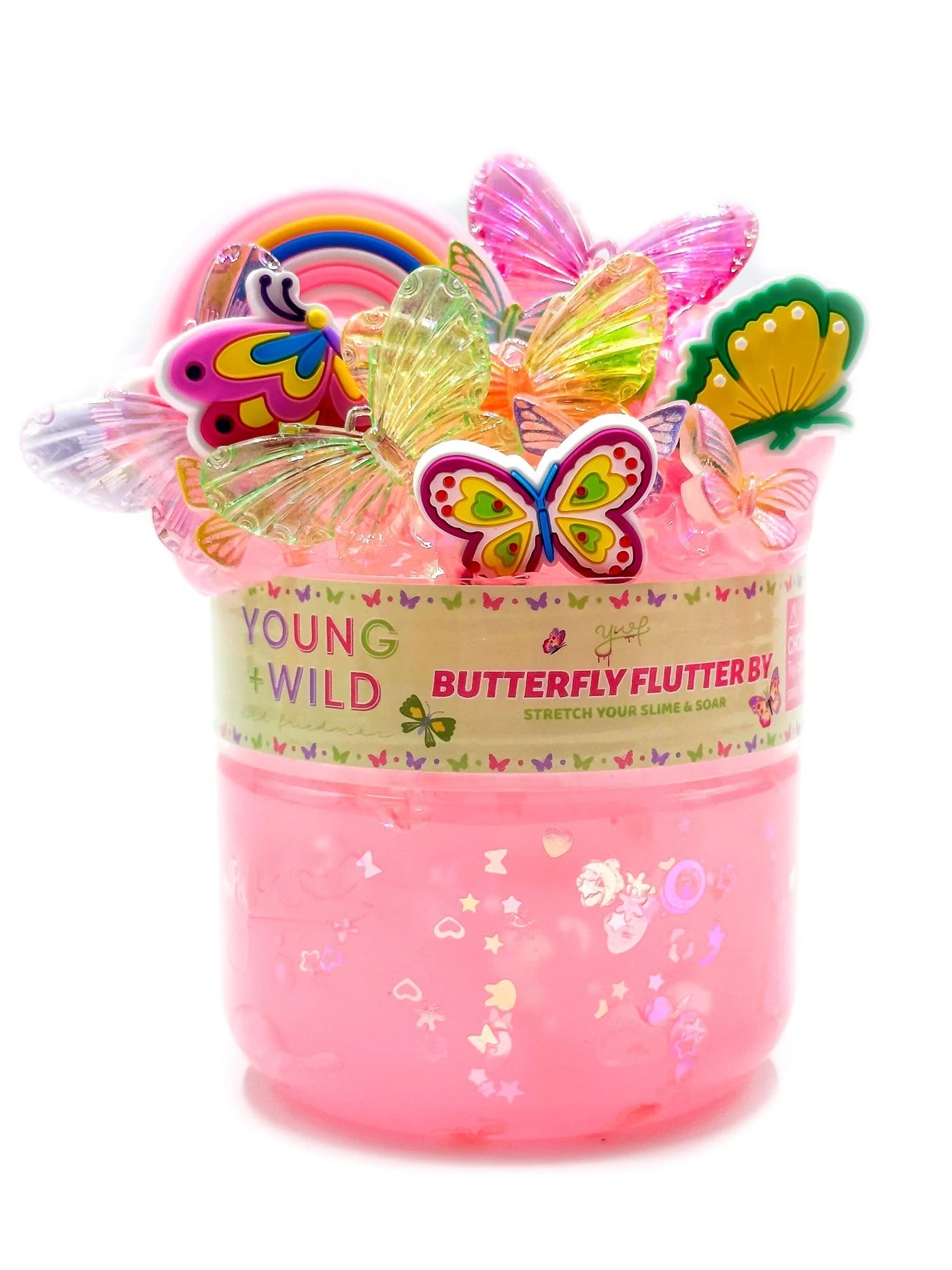 Slime Jar - Butterfly Flutter By - Lizzy G's Fine Gifts