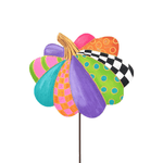 Small Party Pumpkin Metal Decor - Lizzy G's Fine Gifts