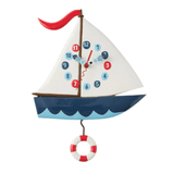 Smooth Sailing Wall Clock - Lizzy G's Fine Gifts