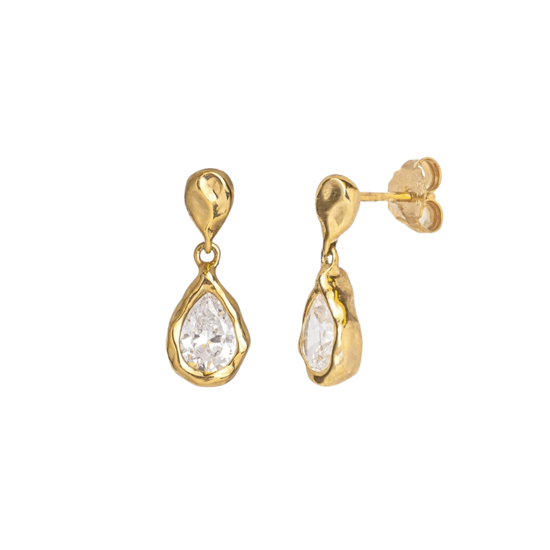 Solace Tears Dangle Earrings - Lizzy G's Fine Gifts