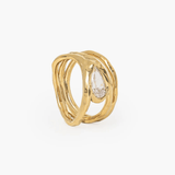 Solace Tears Statement Ring - Lizzy G's Fine Gifts