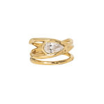 Solace Tears Statement Ring - Lizzy G's Fine Gifts