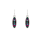 Sparkle Long Oval Earrings - Lizzy G's Fine Gifts