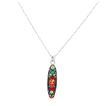 Sparkle Long Oval Pendant - Lizzy G's Fine Gifts