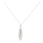 Sparkle Long Oval Pendant - Lizzy G's Fine Gifts