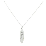 Sparkle Long Oval Pendant - Lizzy G's Fine Gifts