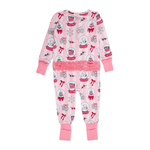Sparkle Pinkmas Snowglobe Convertible PJs - Lizzy G's Fine Gifts