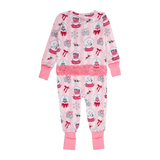 Sparkle Pinkmas Snowglobe Convertible PJs - Lizzy G's Fine Gifts
