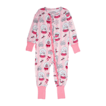 Sparkle Pinkmas Snowglobe Convertible PJs - Lizzy G's Fine Gifts