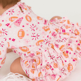 Spirit Squad Long Sleeve Bubble Romper - Lizzy G's Fine Gifts