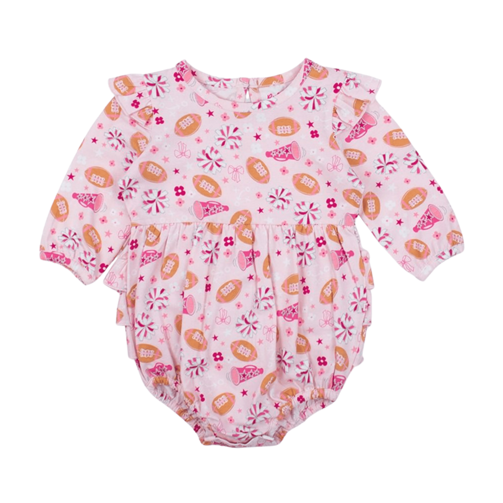 Spirit Squad Long Sleeve Bubble Romper - Lizzy G's Fine Gifts