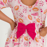 Spirit Squad Short Sleeve Twirl Dress - Lizzy G's Fine Gifts