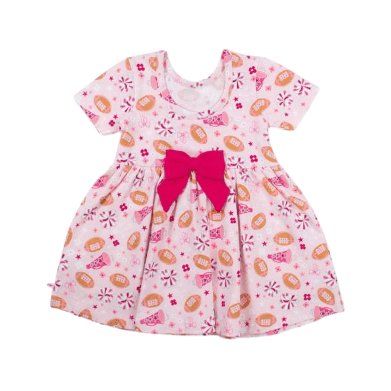 Spirit Squad Short Sleeve Twirl Dress - Lizzy G's Fine Gifts