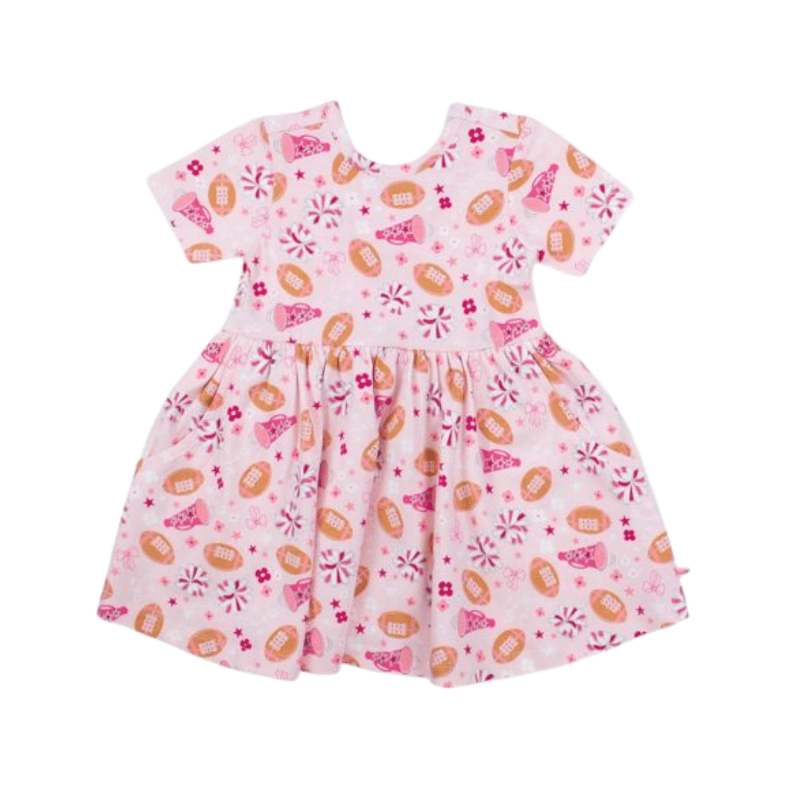Spirit Squad Short Sleeve Twirl Dress - Lizzy G's Fine Gifts