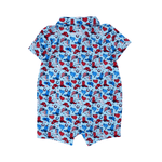 Stars & Spurs Performance Polo Romper - Lizzy G's Fine Gifts