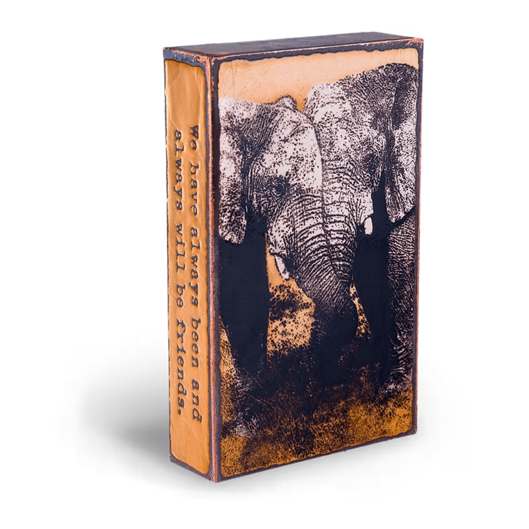 Sterling - 239 - Copper Art Block - Lizzy G's Fine Gifts