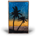 Sunset Beach - 180 - Copper Art Block - Lizzy G's Fine Gifts