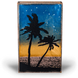 Sunset Beach - 180 - Copper Art Block - Lizzy G's Fine Gifts