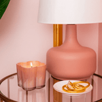 Sweet Grace Pink Flower Candle - Lizzy G's Fine Gifts