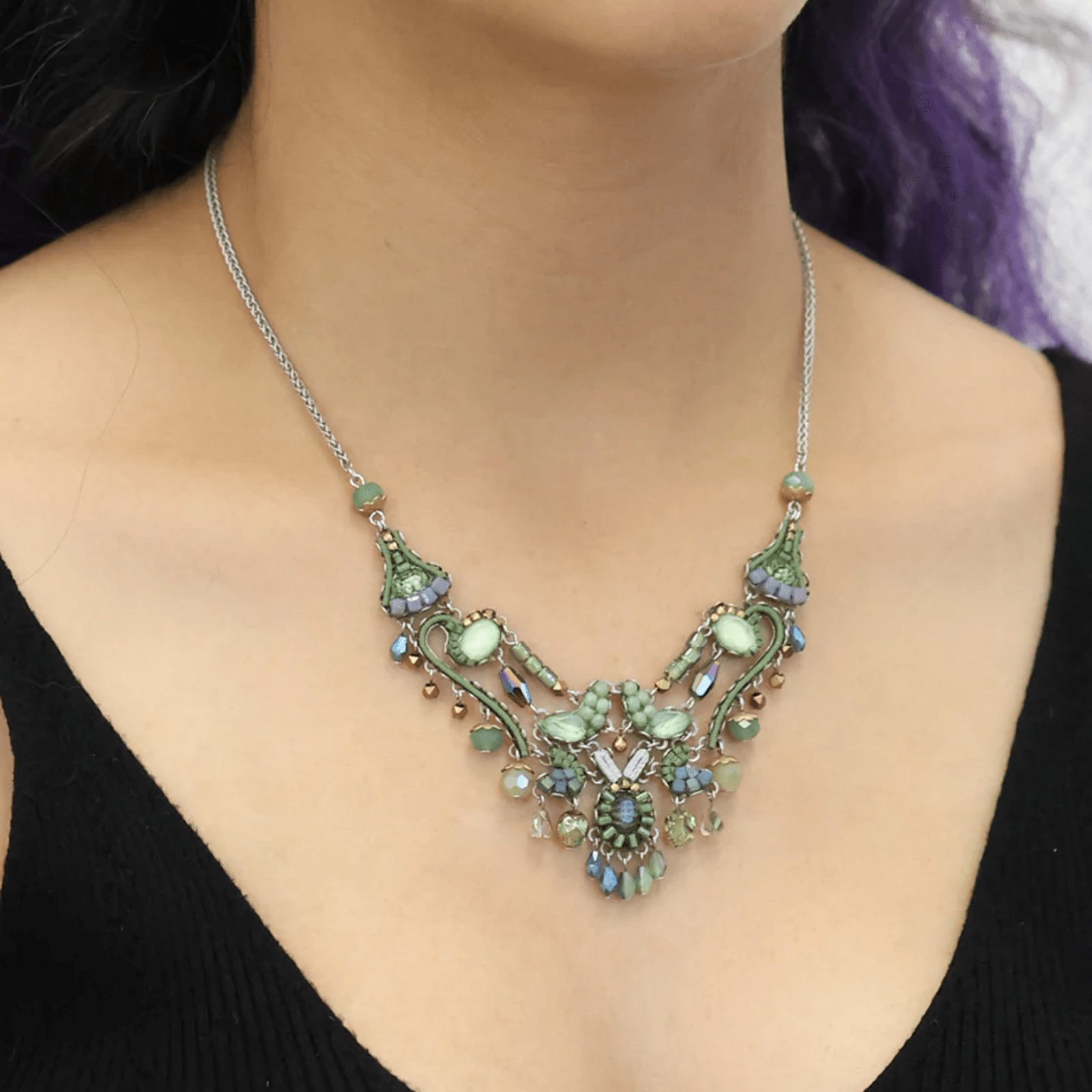 Sylva Eucalyptus Necklace - Lizzy G's Fine Gifts