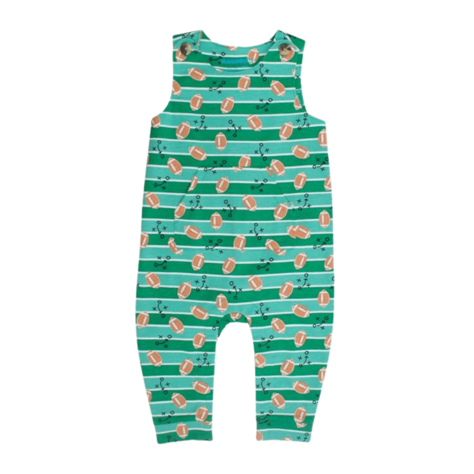 Tackles & Touchdowns Knit Romper - Lizzy G's Fine Gifts
