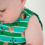 Tackles & Touchdowns Knit Romper - Lizzy G's Fine Gifts