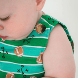 Tackles & Touchdowns Knit Romper - Lizzy G's Fine Gifts