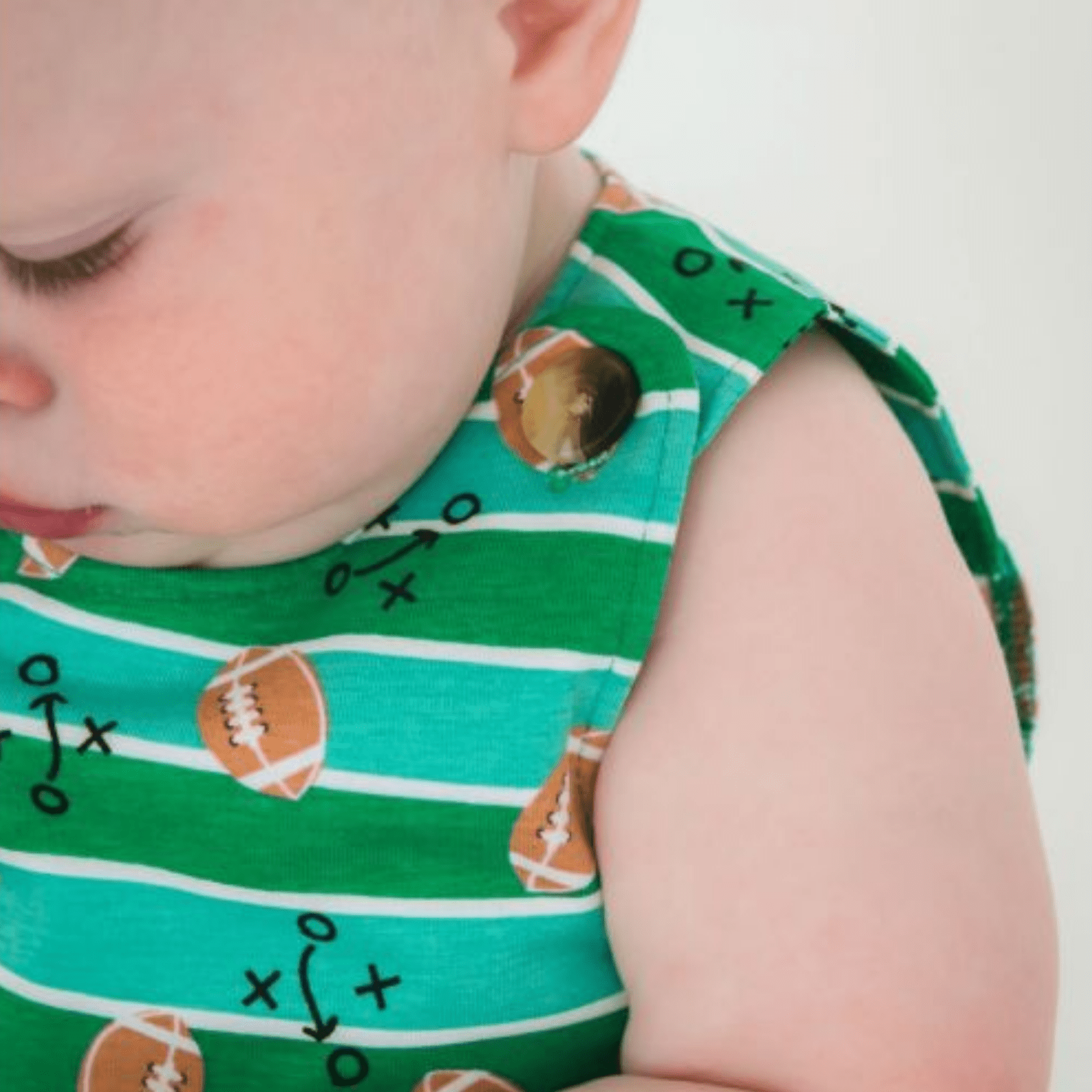 Tackles & Touchdowns Knit Romper - Lizzy G's Fine Gifts