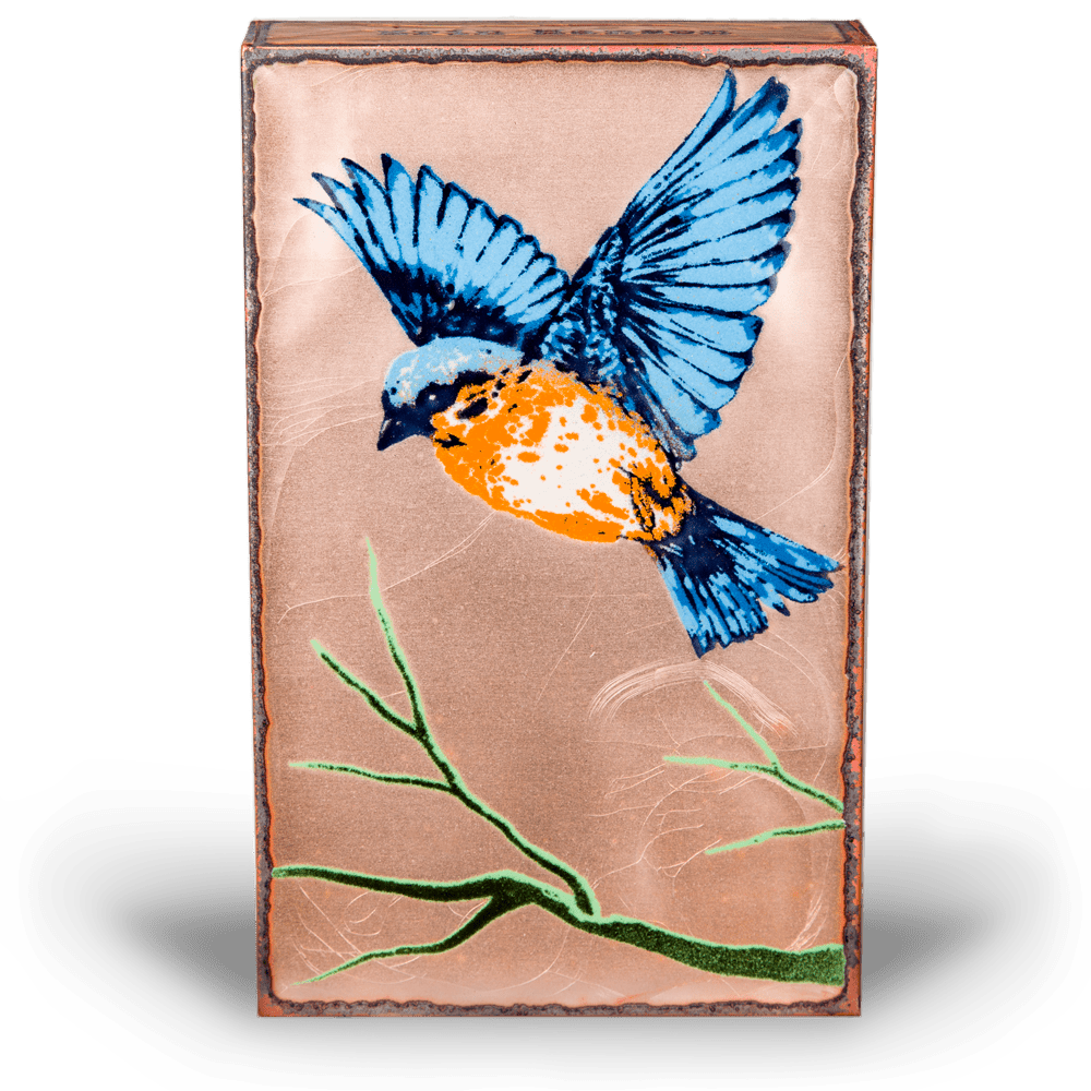 Take Off! - 164 - Copper Art Block - Lizzy G's Fine Gifts